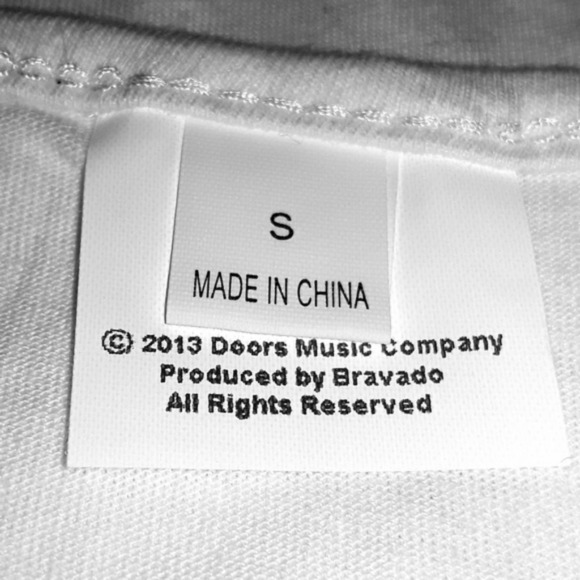 NIP The Doors Sz S WAITING FOR THE SUN Graphic Band T-shirt With Fringe - Picture 4 of 4